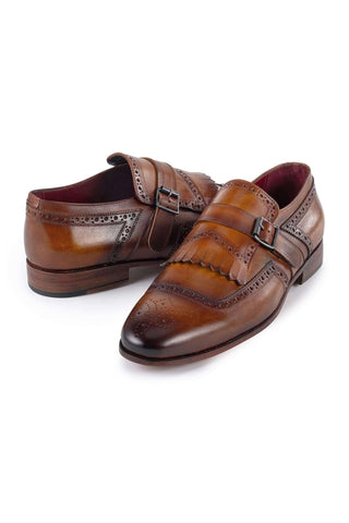 Paul Parkman 12B Leather Kiltie Single Monk Strap (PM6442)