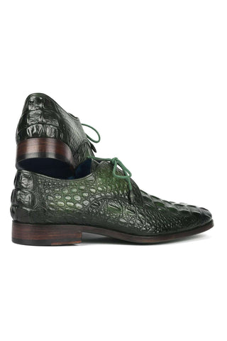 Paul Parkman 1438 Crocodile Embossed Leather Derby (PM6363)-AmbrogioShoes