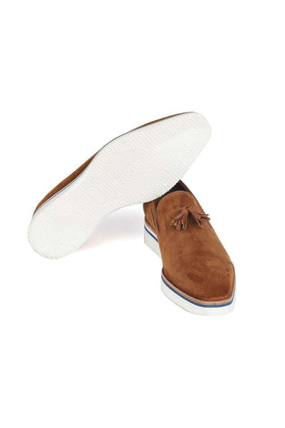 Paul Parkman 181 Suede Tassels Loafers (PM6301)-AmbrogioShoes