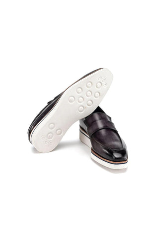 Paul Parkman 183 Calf-Skin Leather Casual Loafers (PM6474)-AmbrogioShoes