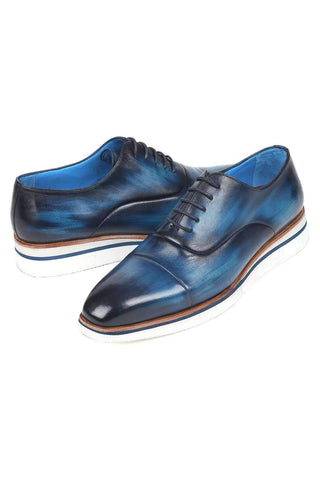 Paul Parkman 185 Calf-Skin Leather Cap-Toe Oxfords (PM6120)-AmbrogioShoes