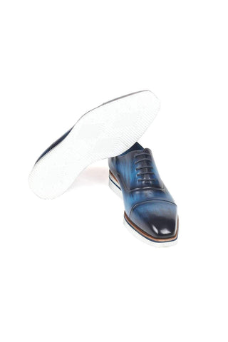 Paul Parkman 185 Calf-Skin Leather Cap-Toe Oxfords (PM6120)-AmbrogioShoes