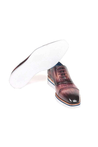Paul Parkman 185 Calf-Skin Leather Cap-Toe Oxfords (PM6120)-AmbrogioShoes