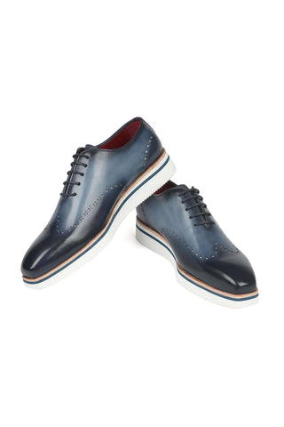 Paul Parkman 187 Leather Smart Casual Oxfords (PM6315)-AmbrogioShoes
