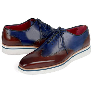Paul Parkman 187 Men's Shoes Calf-Skin Leather Smart Casual Oxfords (PM6315)-AmbrogioShoes