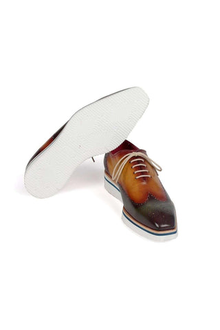 Paul Parkman 188 Leather Smart Casual Oxfords (PM6317)-AmbrogioShoes