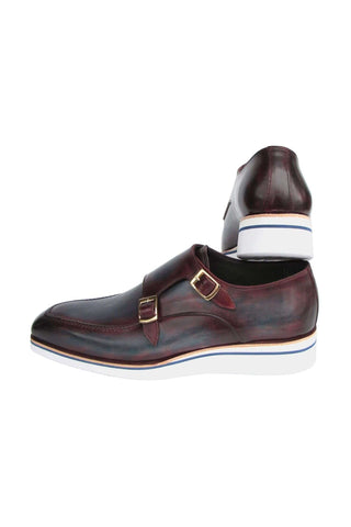 Paul Parkman 189 Leather Double Monk-Straps (PM6398)-AmbrogioShoes