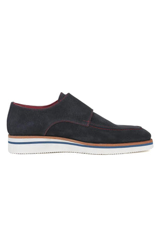Paul Parkman 189 Suede Casual Double Monk-Strap (PM6483)-AmbrogioShoes