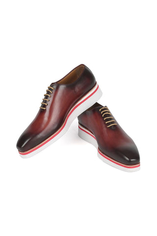 Paul Parkman 191 Calf-Skin Leather Smart Casual Wholecut Oxfords (PM6393)-AmbrogioShoes