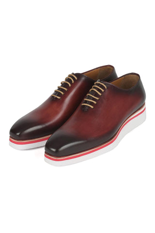 Paul Parkman 191 Calf-Skin Leather Smart Casual Wholecut Oxfords (PM6393)-AmbrogioShoes