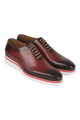 Paul Parkman 191 Calf-Skin Leather Smart Casual Wholecut Oxfords (PM6393)-AmbrogioShoes