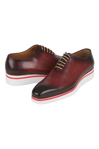 Paul Parkman 191 Calf-Skin Leather Smart Casual Wholecut Oxfords (PM6393)-AmbrogioShoes