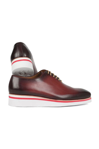 Paul Parkman 191 Calf-Skin Leather Smart Casual Wholecut Oxfords (PM6393)-AmbrogioShoes