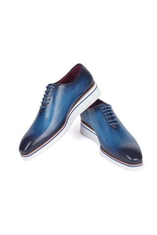 Paul Parkman 191 Leather Smart Casual Wholecut Oxfords (PM6393)-AmbrogioShoes