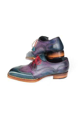 Paul Parkman 267BP78 Leather Norwegian Welted Wingtip Oxford (PM6470)