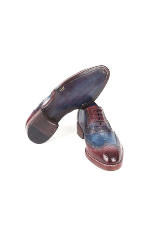 Paul Parkman 27 Welted Leather Wing-Tip Oxfords (PM3002)-AmbrogioShoes