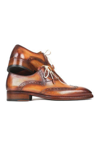 Paul Parkman 2955 Calf-Skin Leather Ghillie Oxfords (PM6308)-AmbrogioShoes
