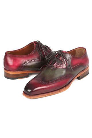 Paul Parkman 2955 Leather Ghillie Oxfords (PM6308)-AmbrogioShoes