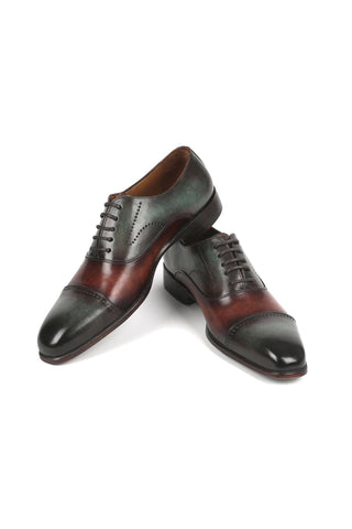 Paul Parkman 314 Calf-Skin Leather Cap-Toe Oxfords (PM6349)-AmbrogioShoes