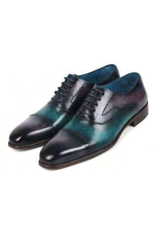 Paul Parkman 314 Leather Cap-Toe Oxfords (PM6349)-AmbrogioShoes