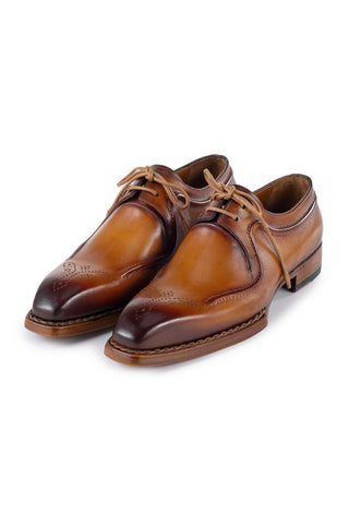 Paul Parkman 326 Welted Calf-Skin Leather Derby (PM6438)-AmbrogioShoes