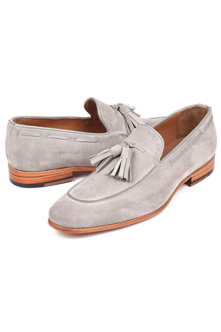 Paul Parkman 32FG Suede Tassels Loafers (PM6211)-AmbrogioShoes