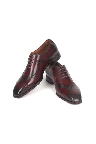 Paul Parkman 35BRD25 Dark Bordeaux Leather Oxfords (PM6276)