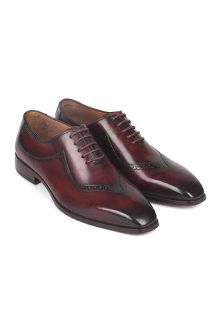 Paul Parkman 35BRD25 Dark Bordeaux Leather Oxfords (PM6276)
