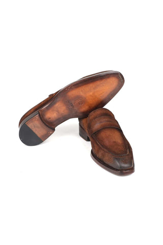 Paul Parkman 36 Suede Welted Penny Loafers (PM6448)-AmbrogioShoes