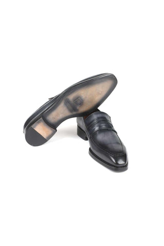 Paul Parkman 37LF Goodyear Welted Calf-Skin Leather Penny Loafers (PM5711)-AmbrogioShoes