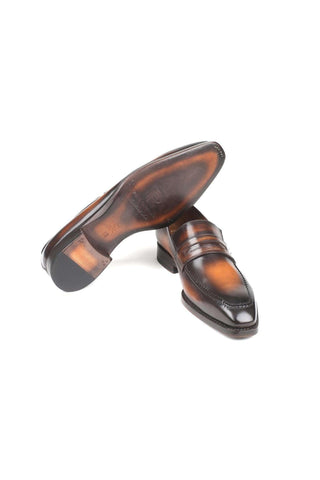 Paul Parkman 37LF Goodyear Welted Leather Penny Loafers (PM5711)-AmbrogioShoes