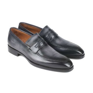 Paul Parkman 37LF Men's Shoes Goodyear Welted Calf-Skin Leather Penny Loafers (PM5711)-AmbrogioShoes