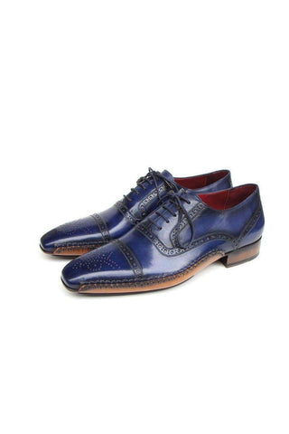 Paul Parkman 5032 Calf-Skin Leather Opanka Cap-Toe Oxfords (PM6350)-AmbrogioShoes