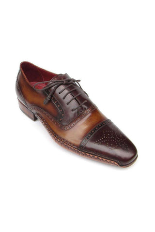 Paul Parkman 5032 Calf-Skin Leather Opanka Cap-Toe Oxfords (PM6350)-AmbrogioShoes