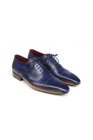 Paul Parkman 5032 Calf-Skin Leather Opanka Cap-Toe Oxfords (PM6350)-AmbrogioShoes