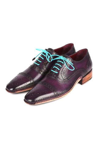 Paul Parkman 5032 Leather Opanka Cap-Toe Oxfords (PM6350)-AmbrogioShoes