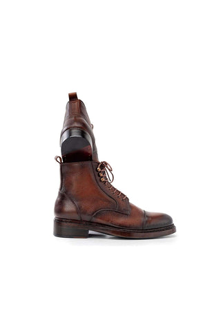 Paul Parkman 5075 Floater Leather Derby Lace-Up Boot (PM6461)
