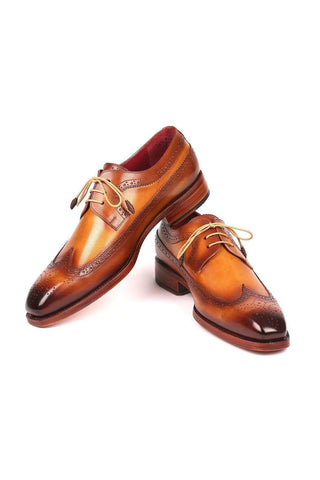 Paul Parkman 511 Calf-Skin Leather Wing-Tip Oxfords (PM6205)-AmbrogioShoes