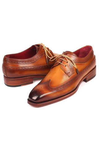 Paul Parkman 511 Calf-Skin Leather Wing-Tip Oxfords (PM6205)-AmbrogioShoes