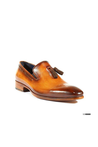 Paul Parkman 5141 Calf-Skin Leather Tassels Loafers (PM6282)-AmbrogioShoes