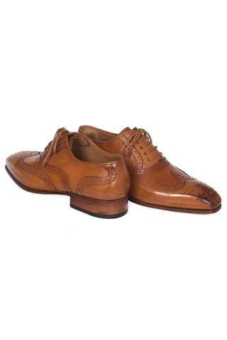 Paul Parkman 5447 Calf-Skin Leather Wing-Tip Oxfords (PM5604)-AmbrogioShoes