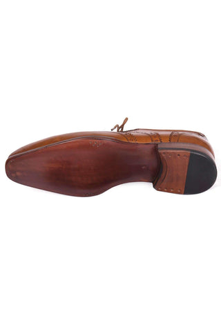 Paul Parkman 5447 Calf-Skin Leather Wing-Tip Oxfords (PM5604)-AmbrogioShoes