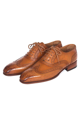 Paul Parkman 5447 Leather Wing-Tip Oxfords (PM5604)-AmbrogioShoes