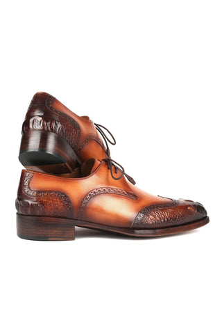 Paul Parkman 584 Calf-Skin Leather Goodyear Welted Wingtip Derby (PM6389)-AmbrogioShoes