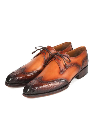 Paul Parkman 584 Calf-Skin Leather Goodyear Welted Wingtip Derby (PM6389)-AmbrogioShoes