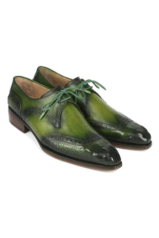 Paul Parkman 584 Calf-Skin Leather Goodyear Welted Wingtip Derby (PM6389)-AmbrogioShoes