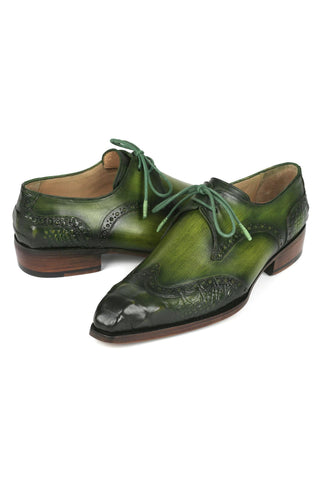 Paul Parkman 584 Calf-Skin Leather Goodyear Welted Wingtip Derby (PM6389)-AmbrogioShoes