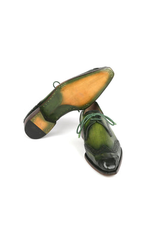 Paul Parkman 584 Leather Goodyear Welted Wingtip Derby (PM6389)-AmbrogioShoes