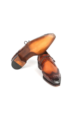 Paul Parkman 584 Leather Goodyear Welted Wingtip Derby (PM6389)-AmbrogioShoes
