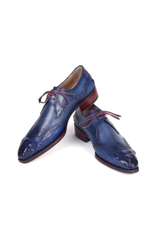 Paul Parkman 584 Leather Goodyear Welted Wingtip Derby (PM6389)-AmbrogioShoes